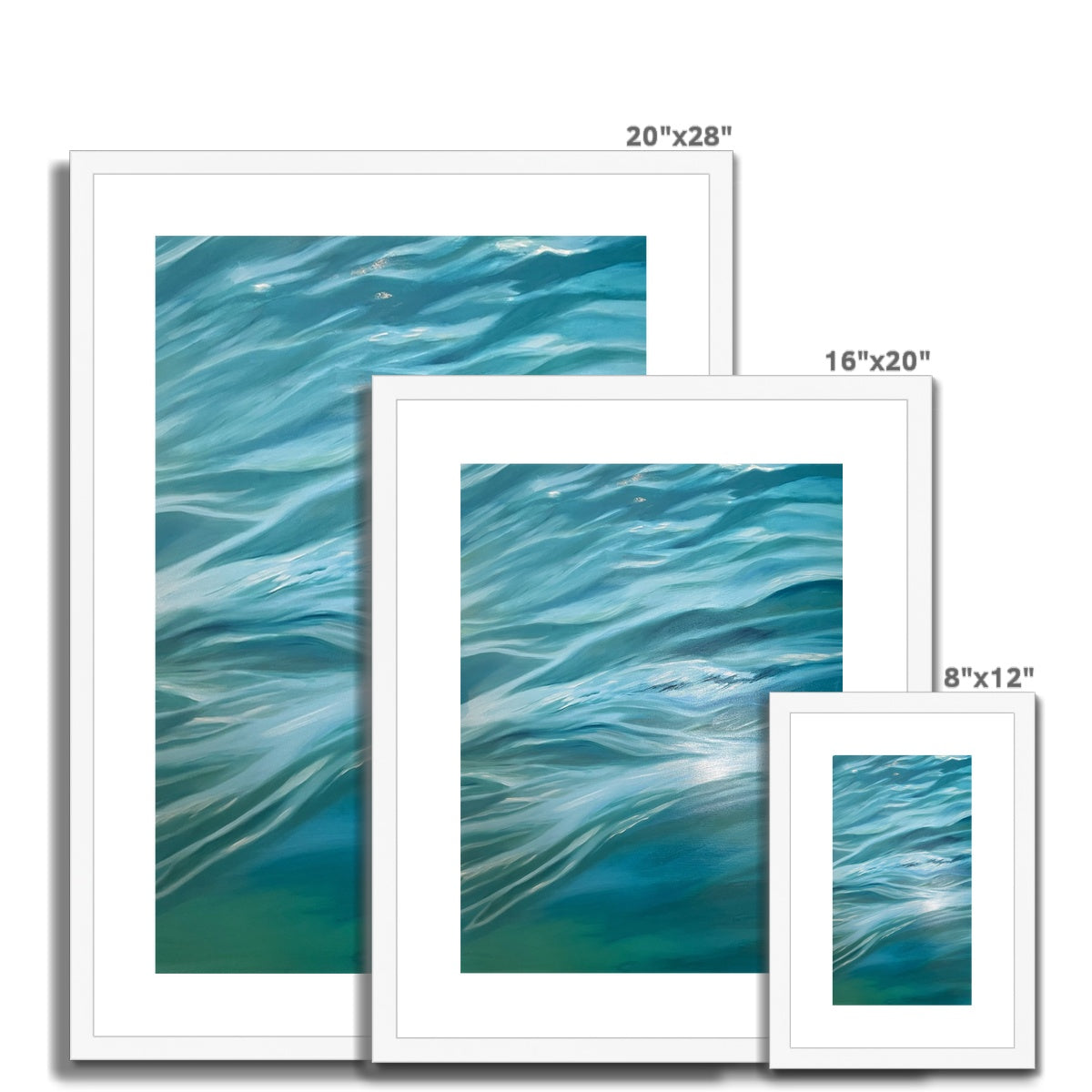 Ocean Bliss 1 Framed & Mounted Print
