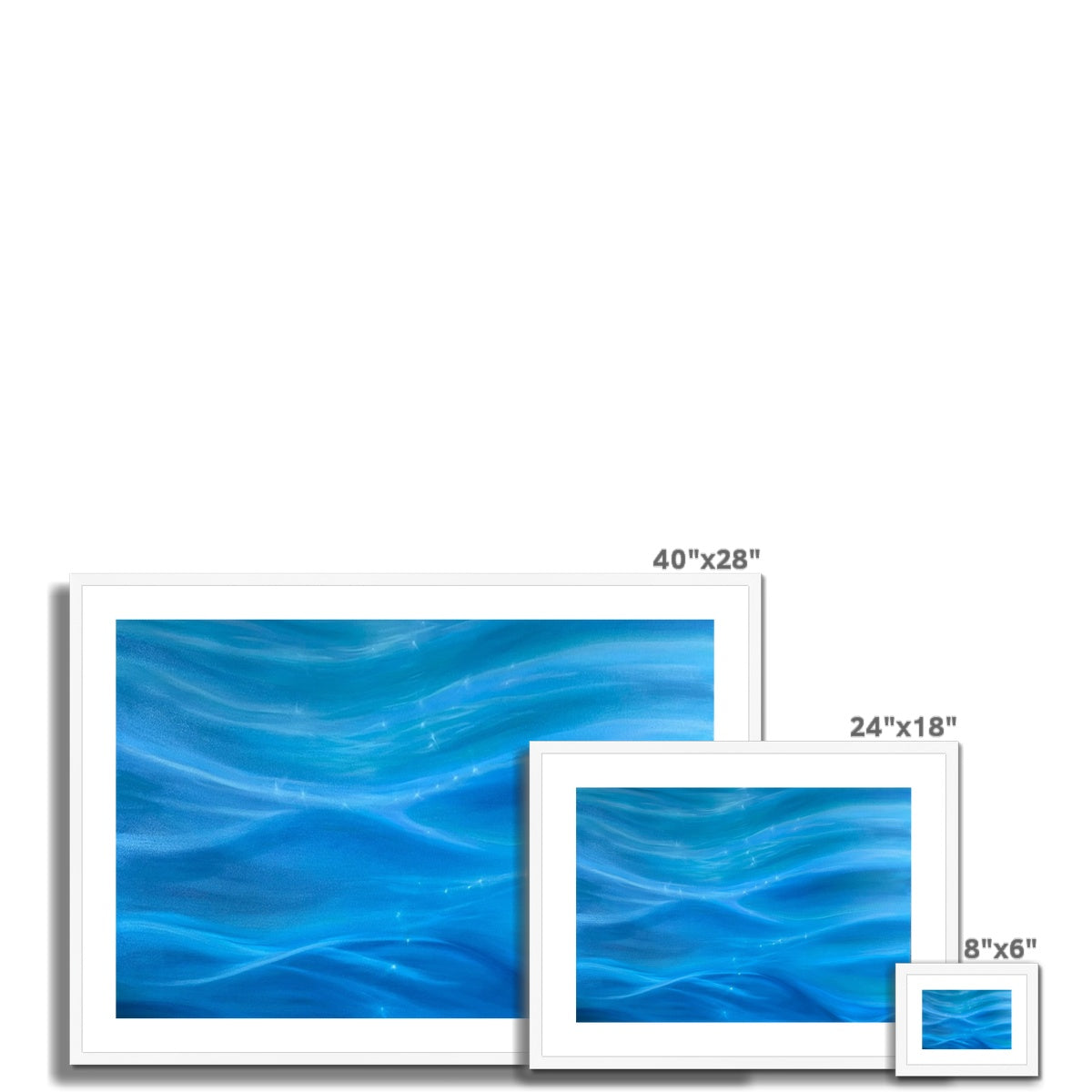 Ocean Bliss 8 Framed & Mounted Print