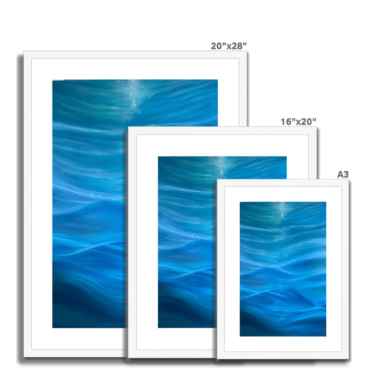 Ocean Bliss 8 Framed & Mounted Print