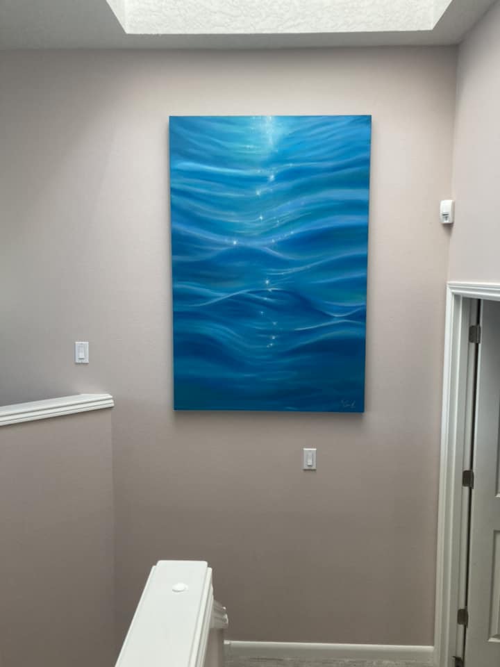 Ocean Bliss 8 Stretched Canvas Print