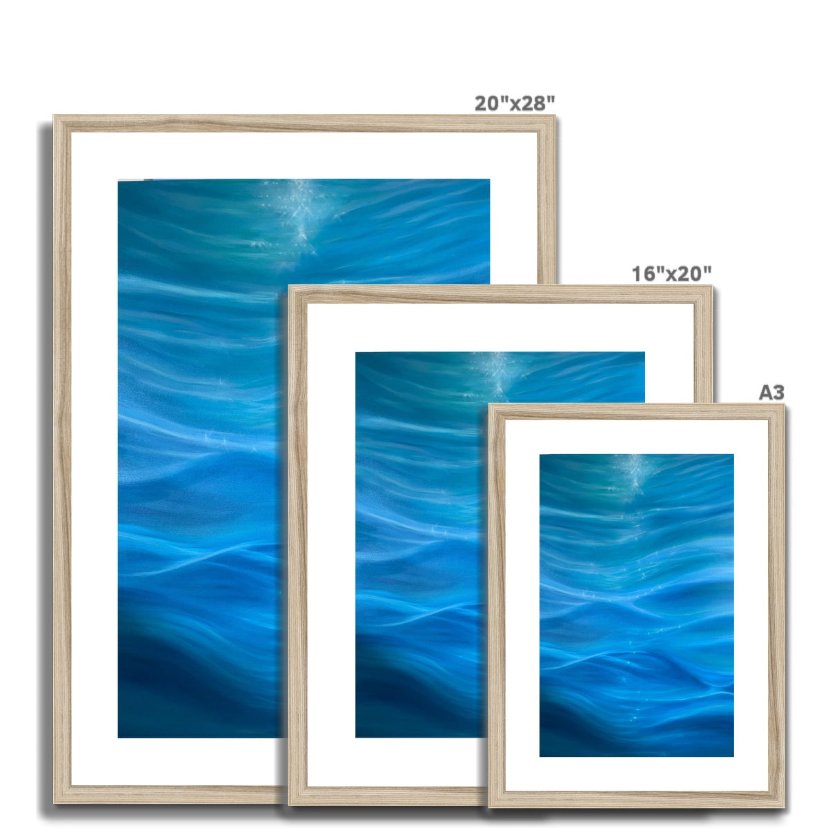 Ocean Bliss 8 Framed & Mounted Print