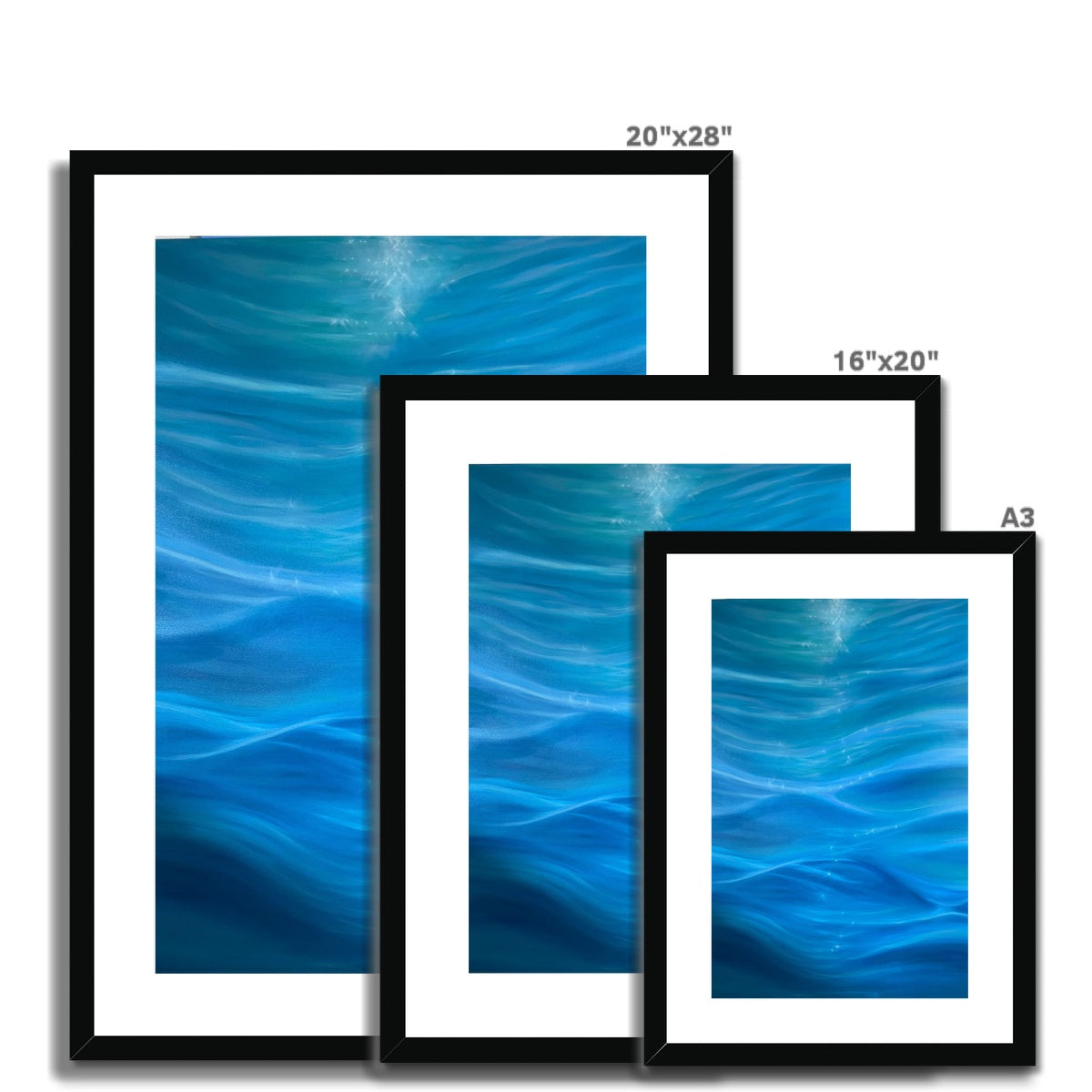 Ocean Bliss 8 Framed & Mounted Print