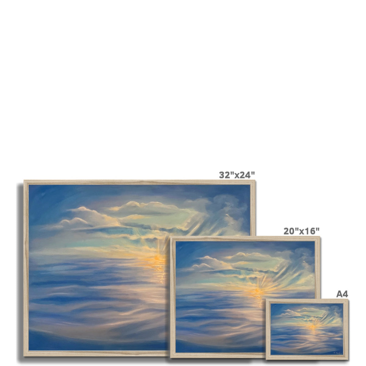 Ocean Bliss 5 Framed Print