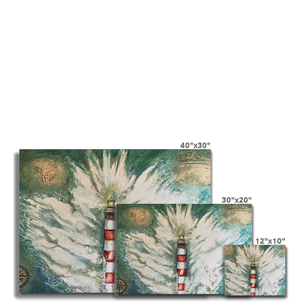 Live Like a Lighthouse Canvas