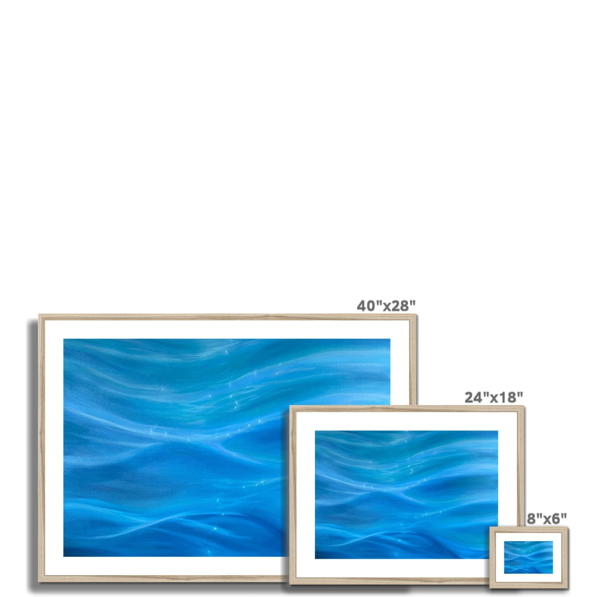 Ocean Bliss 8 Framed & Mounted Print