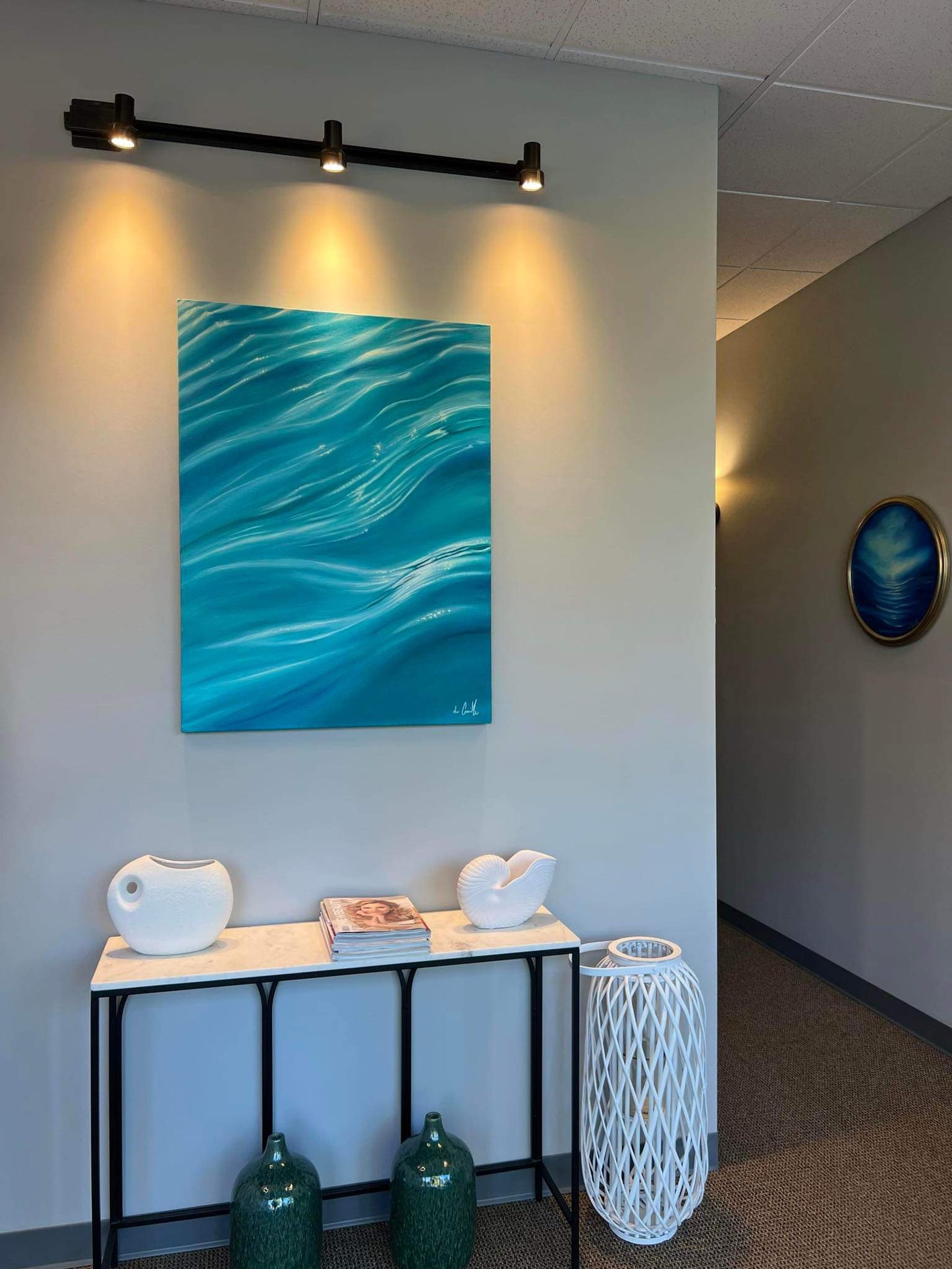 Ocean Bliss 1 Stretched Canvas Print