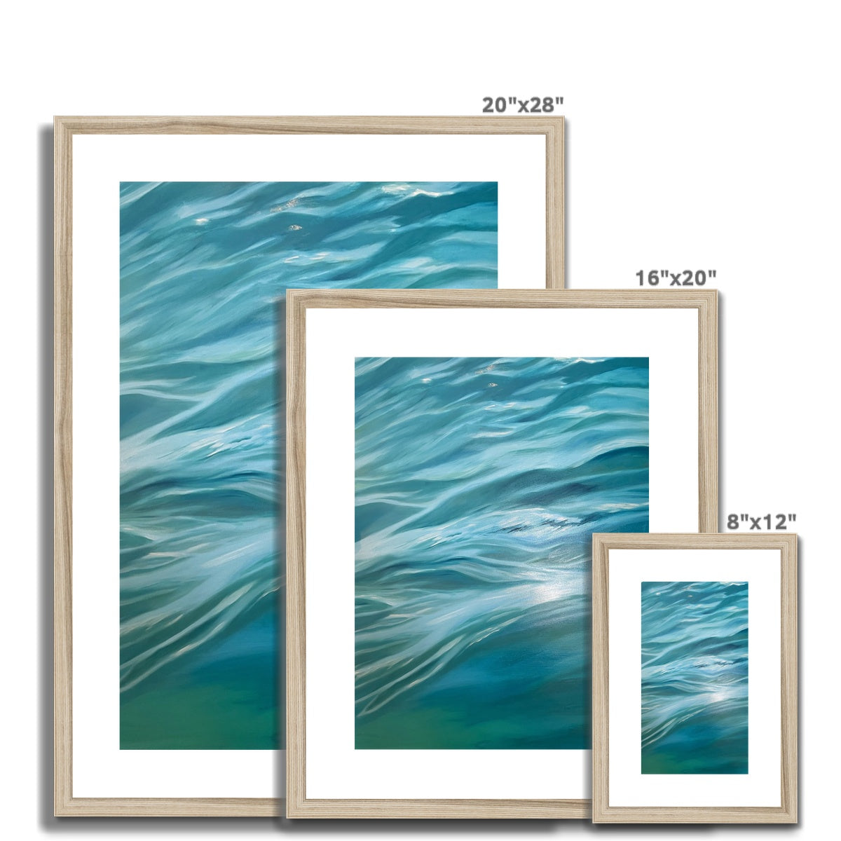 Ocean Bliss 1 Framed & Mounted Print
