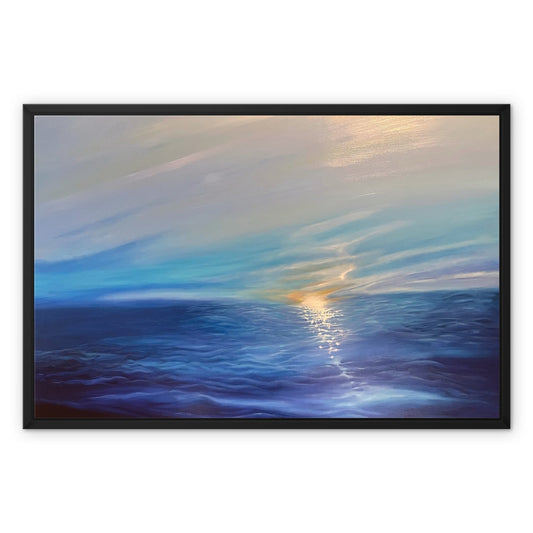 Ocean Bliss 2 Framed Stretched Canvas Print