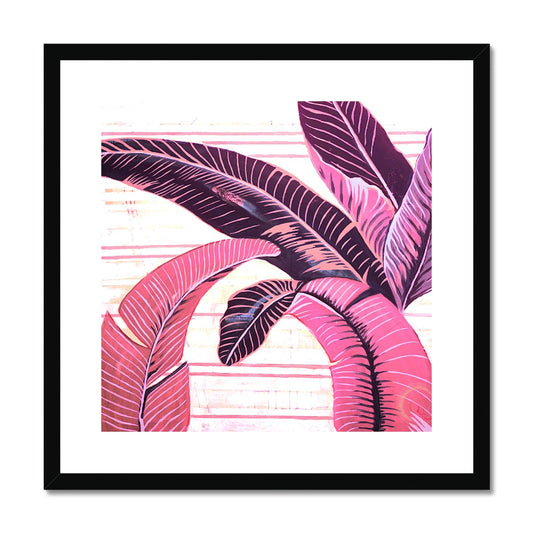 The BHH in Pink Coral Framed & Mounted Print