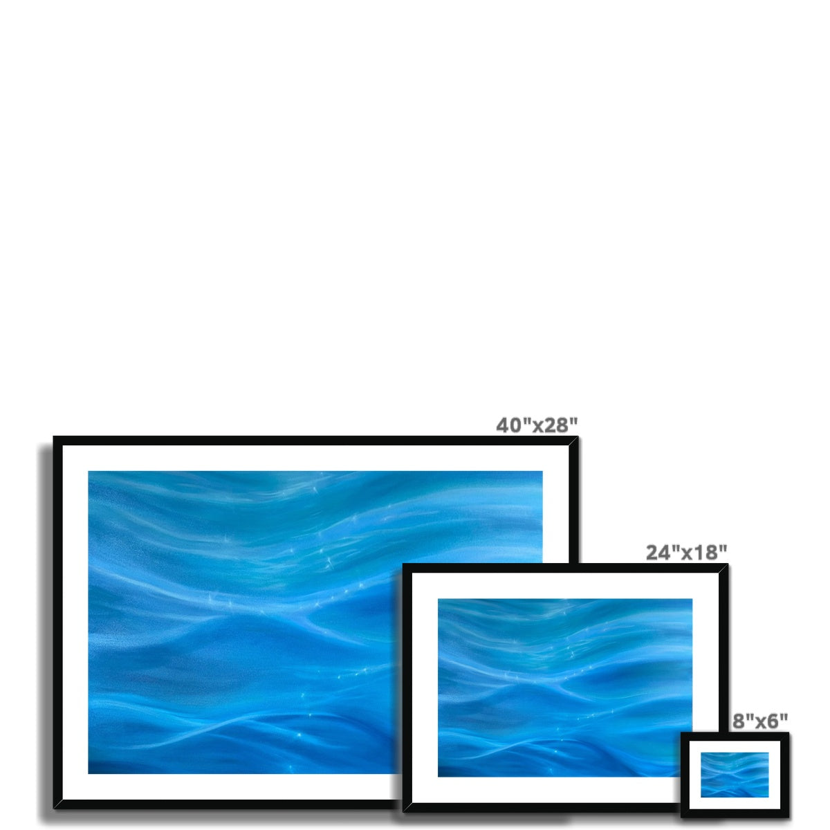 Ocean Bliss 8 Framed & Mounted Print