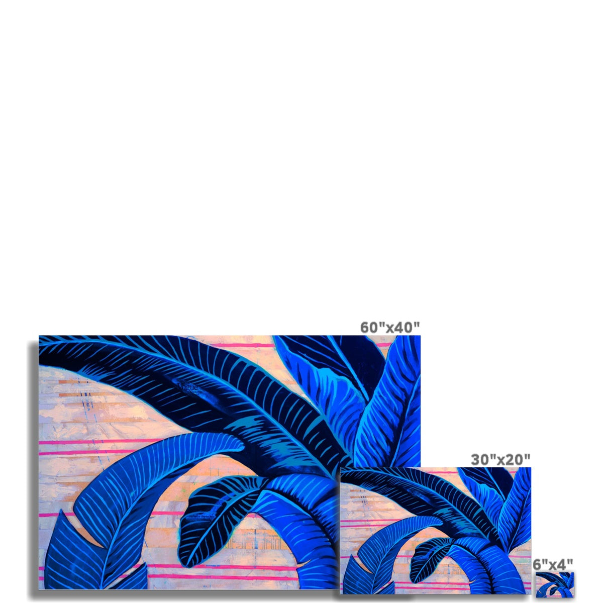 The BHH in Electric Blue Photo Art Print