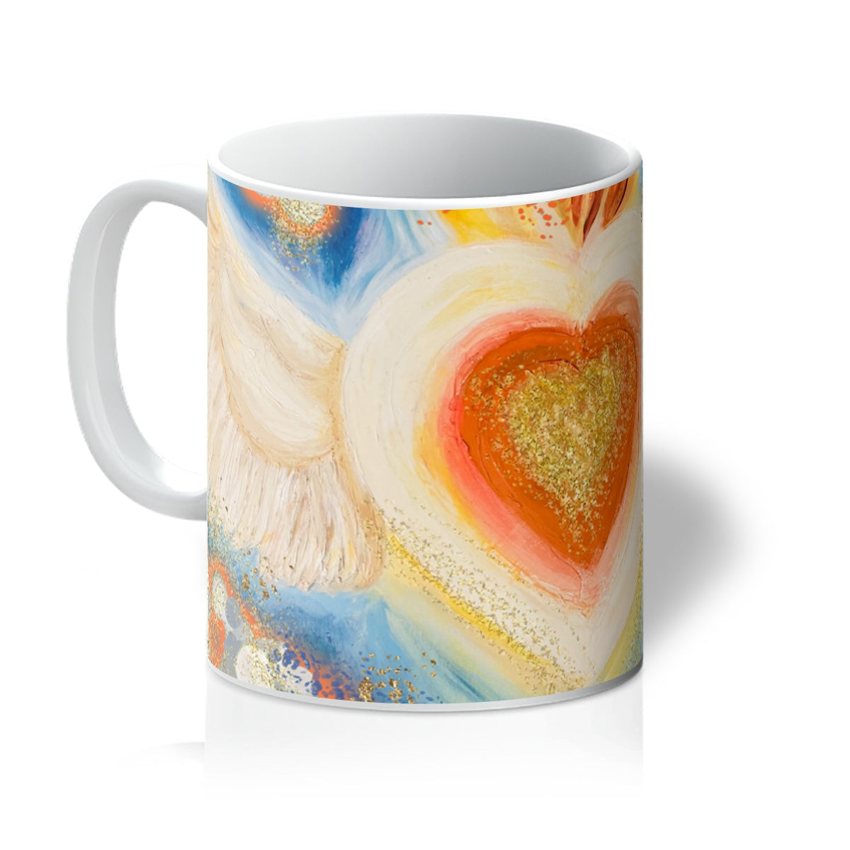 'Burning Heart of Love' Mug