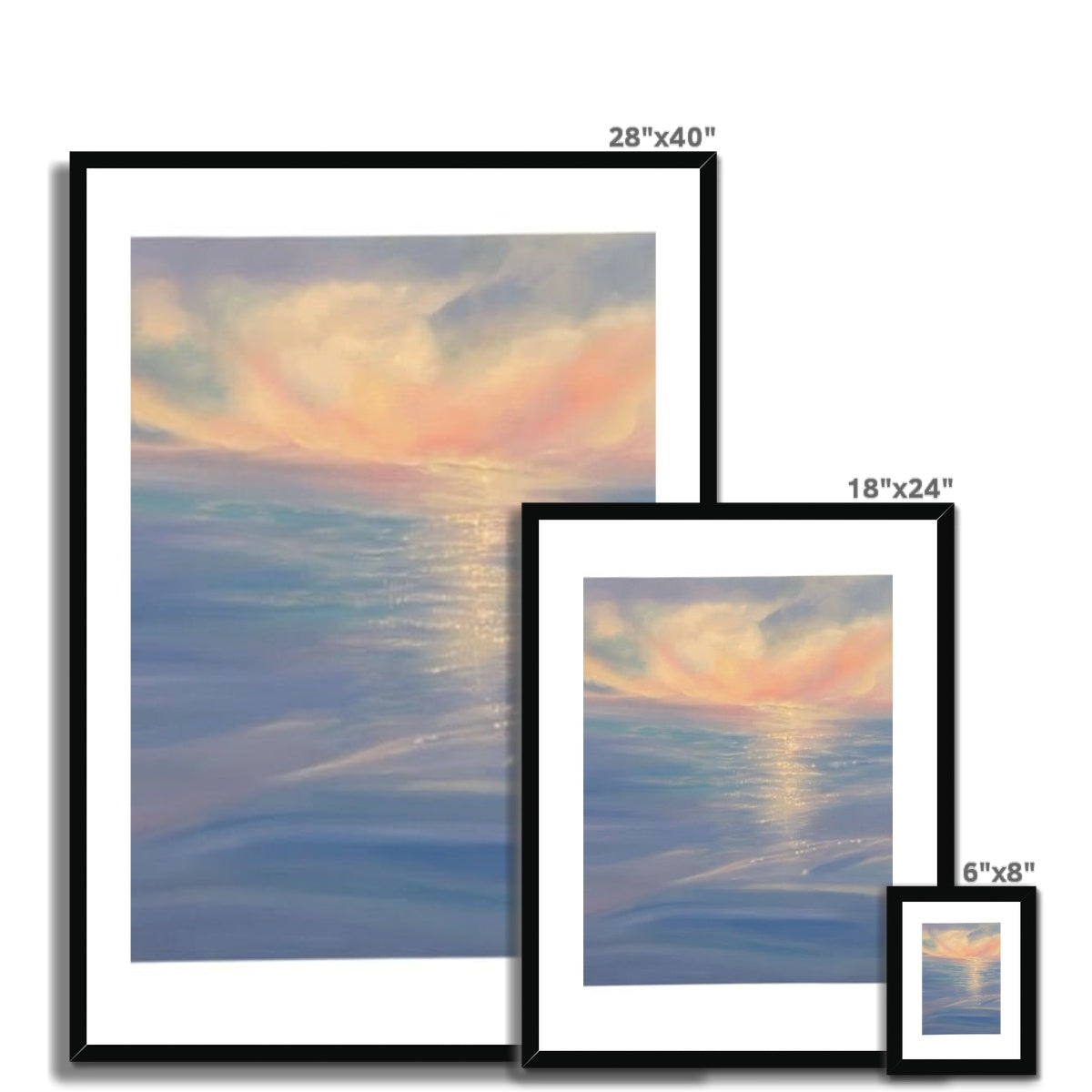 Ocean Bliss 4 Framed & Mounted Print