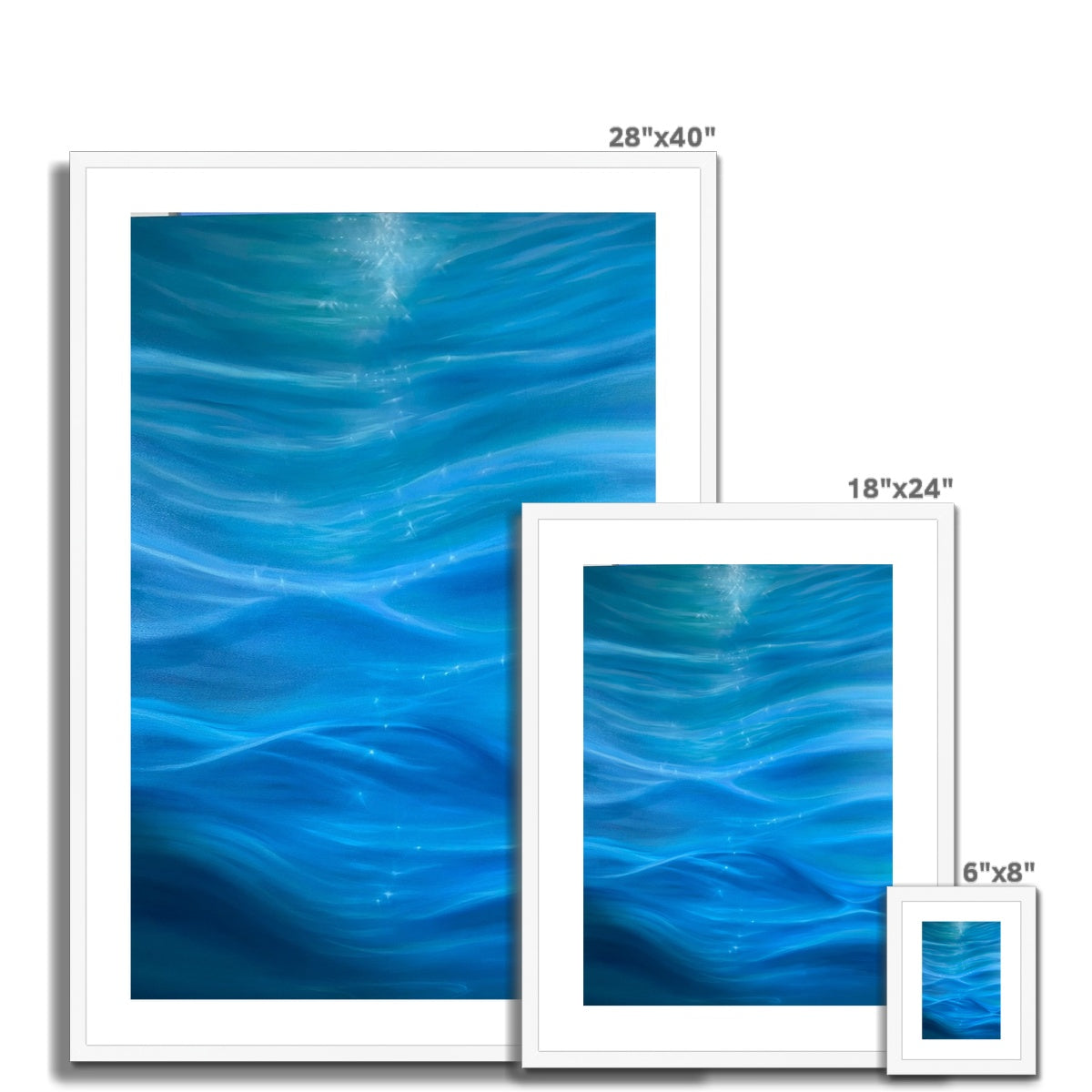 Ocean Bliss 8 Framed & Mounted Print