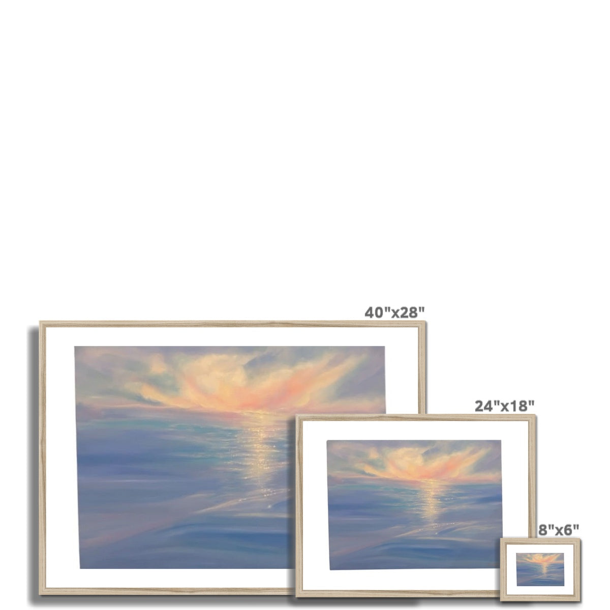 Ocean Bliss 4 Framed & Mounted Print