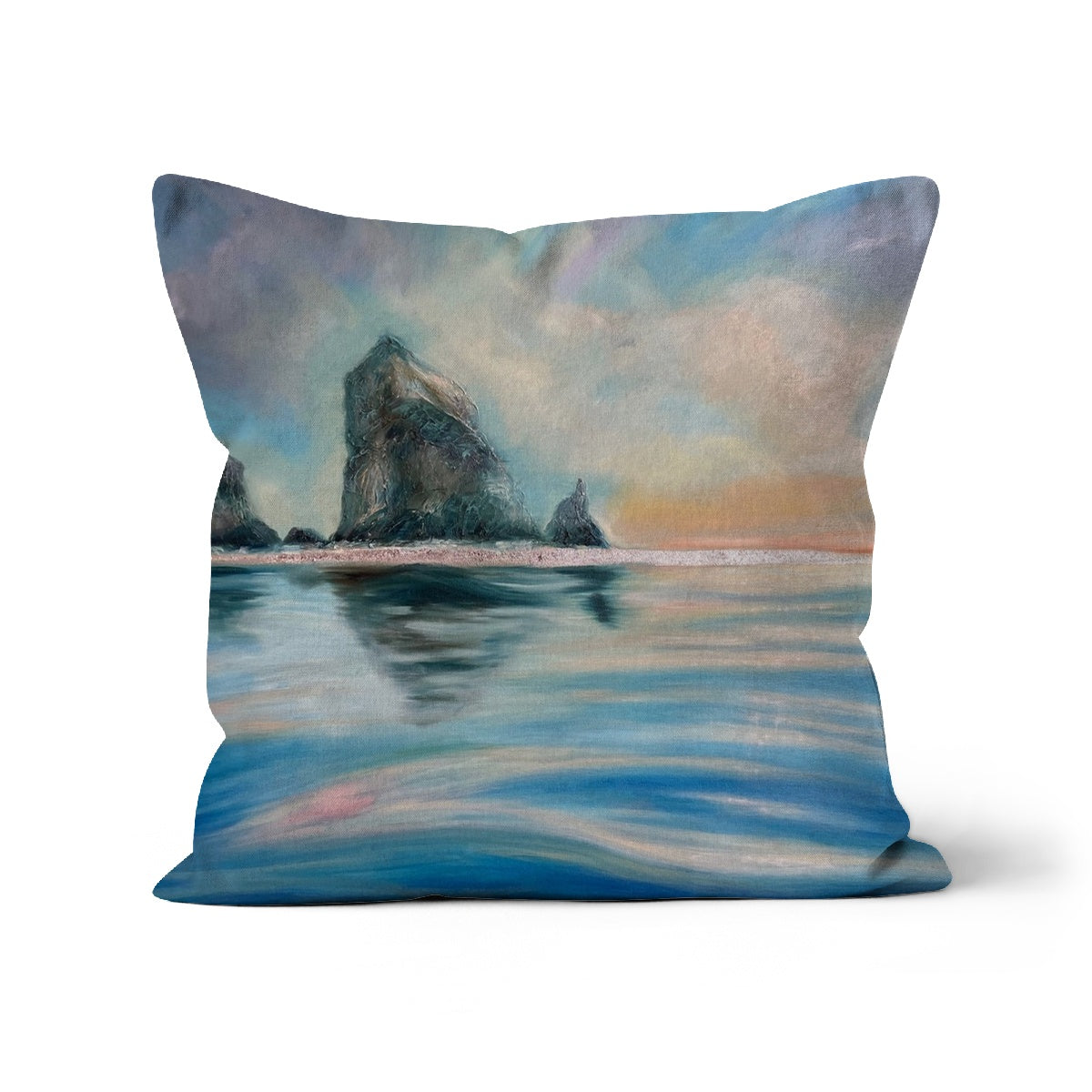 Reflections at Haystack Rock Cushion