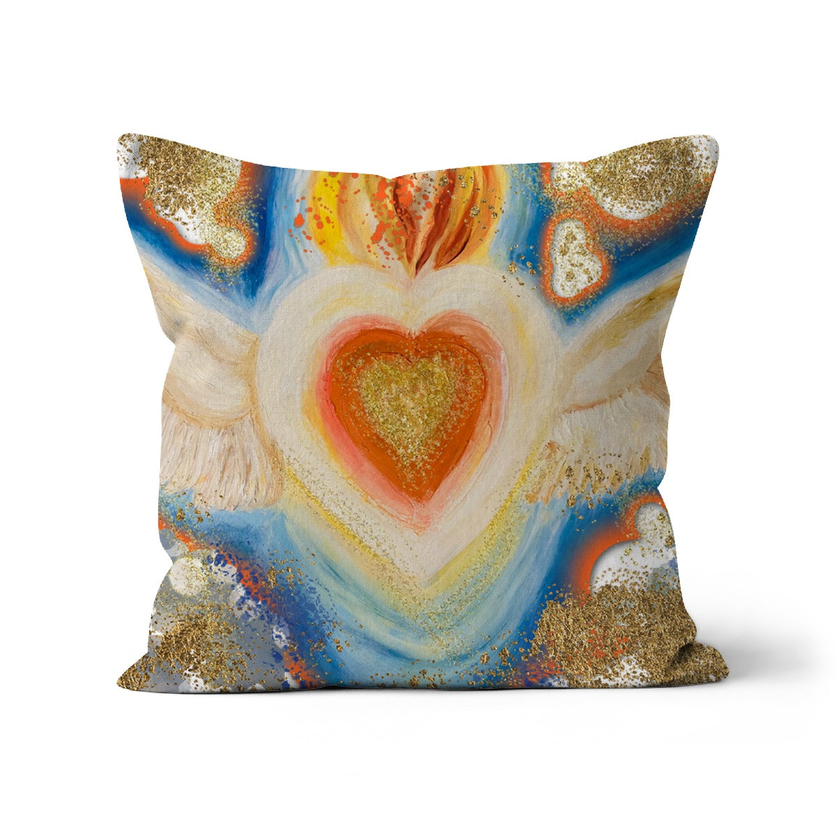 Burning Heart of Love Cushion