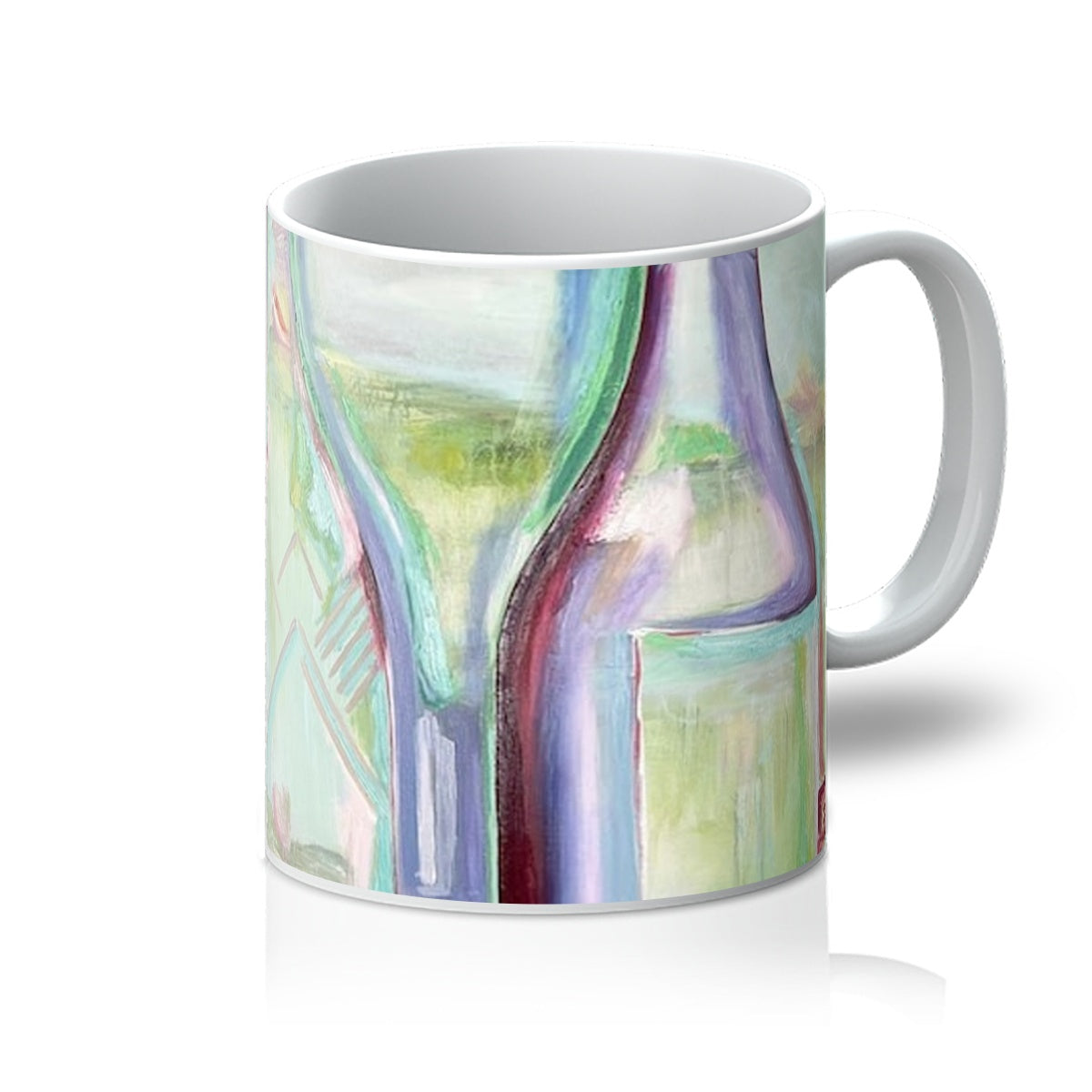 Impressionist Wine Bottle Mug