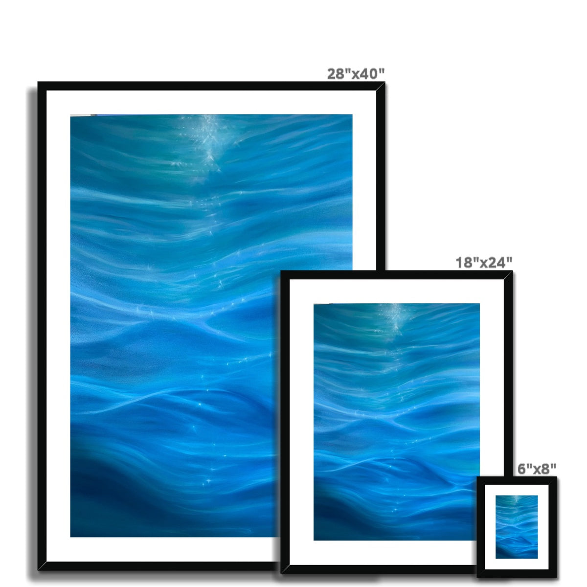 Ocean Bliss 8 Framed & Mounted Print