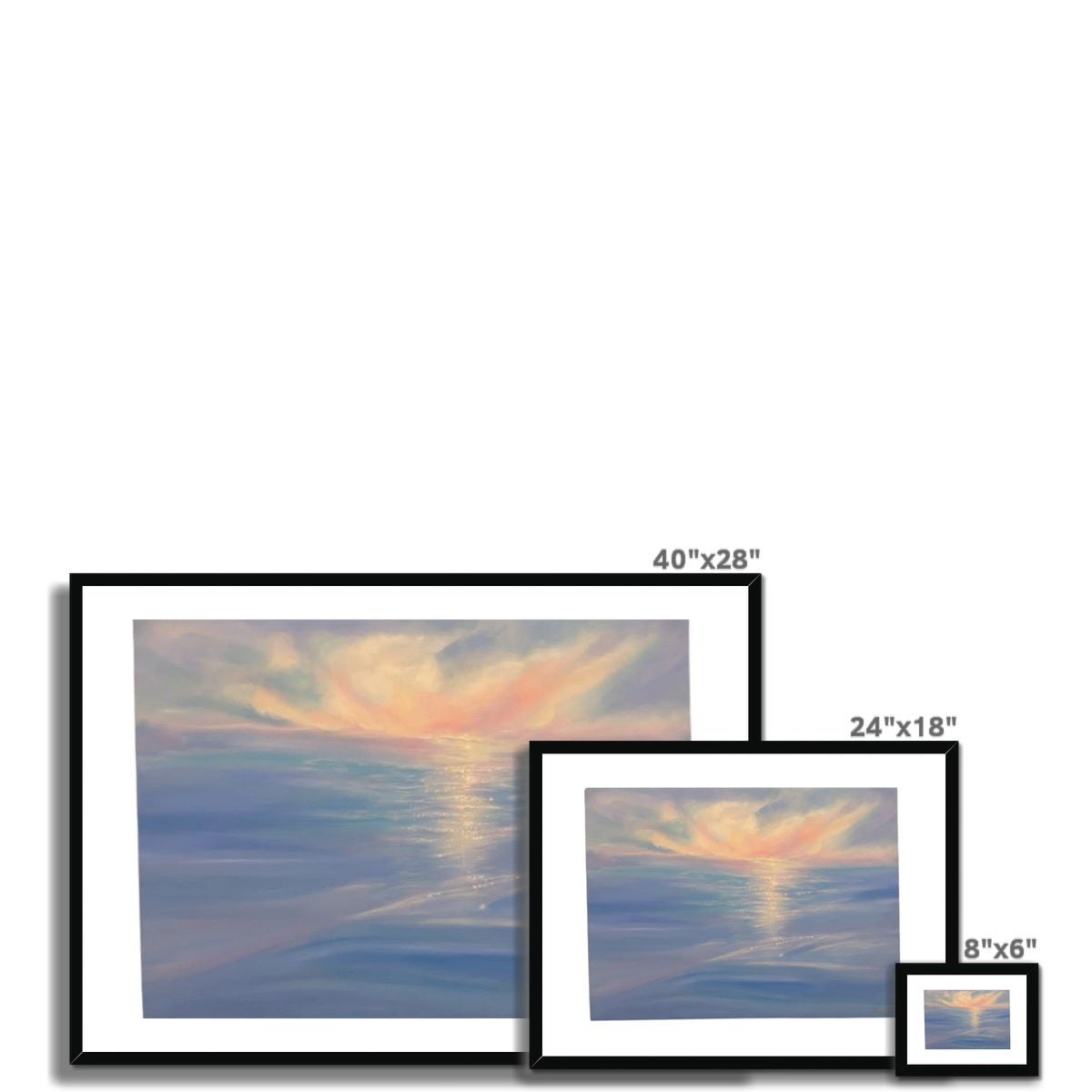 Ocean Bliss 4 Framed & Mounted Print