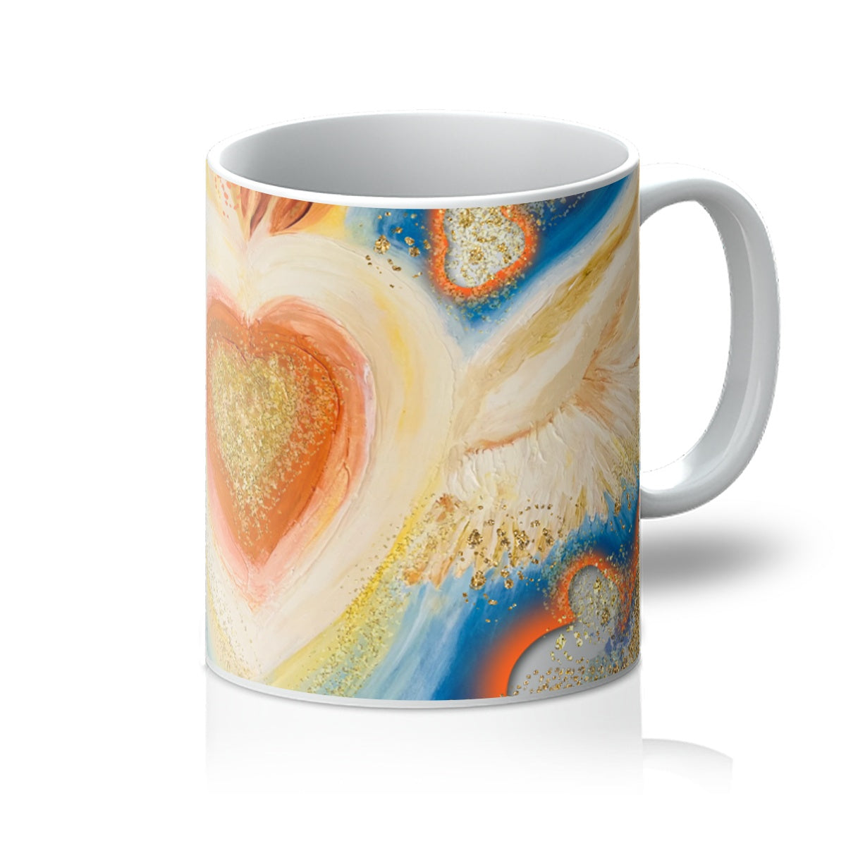 'Burning Heart of Love' Mug