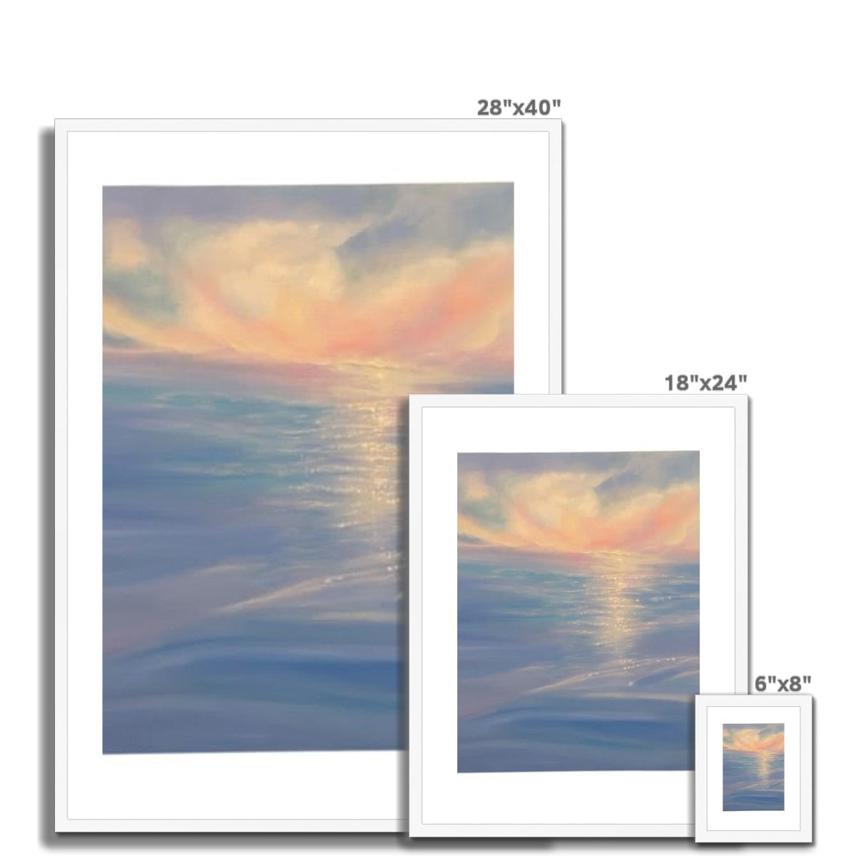 Ocean Bliss 4 Framed & Mounted Print