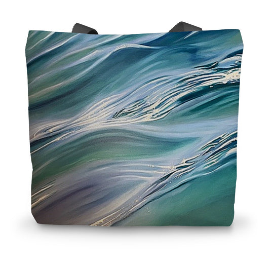 Ocean Bliss 1 with Lavender Canvas Tote Bag