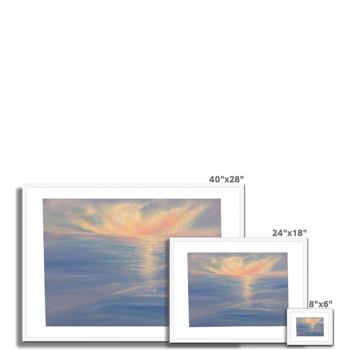 Ocean Bliss 4 Framed & Mounted Print