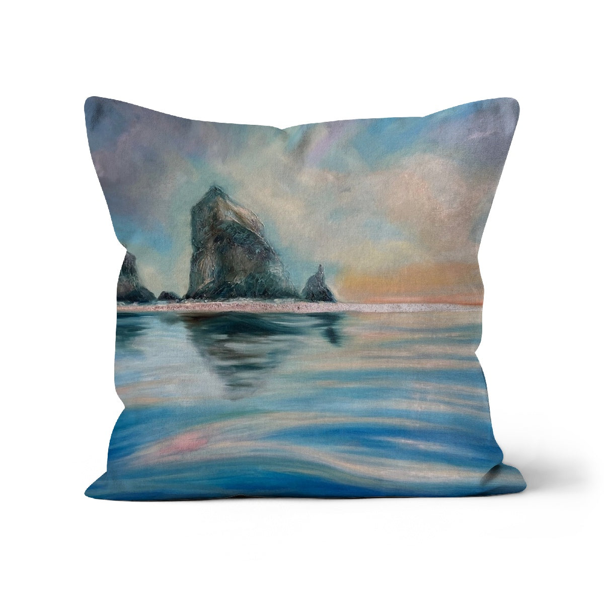 Reflections at Haystack Rock Cushion