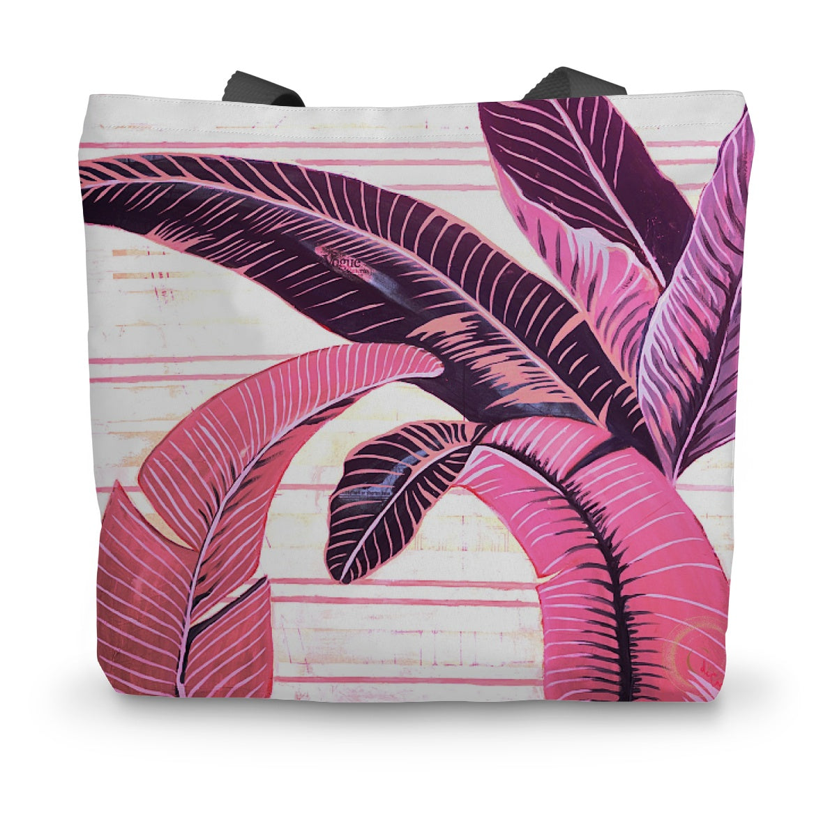 The BHH in Pink Coral Canvas Tote Bag