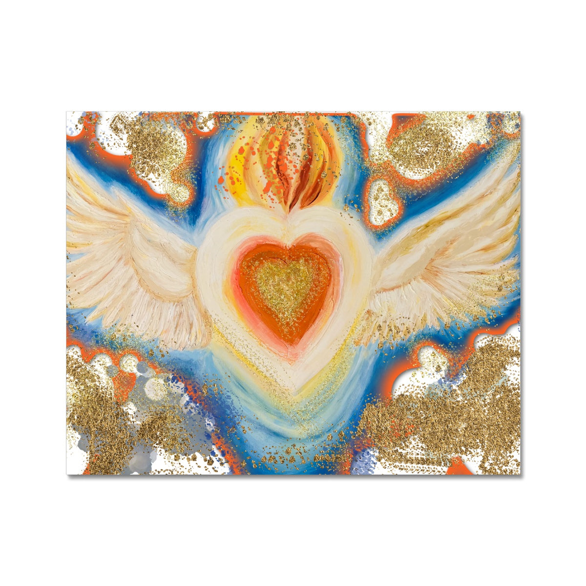 'Burning Heart of Love' Fine Art Print