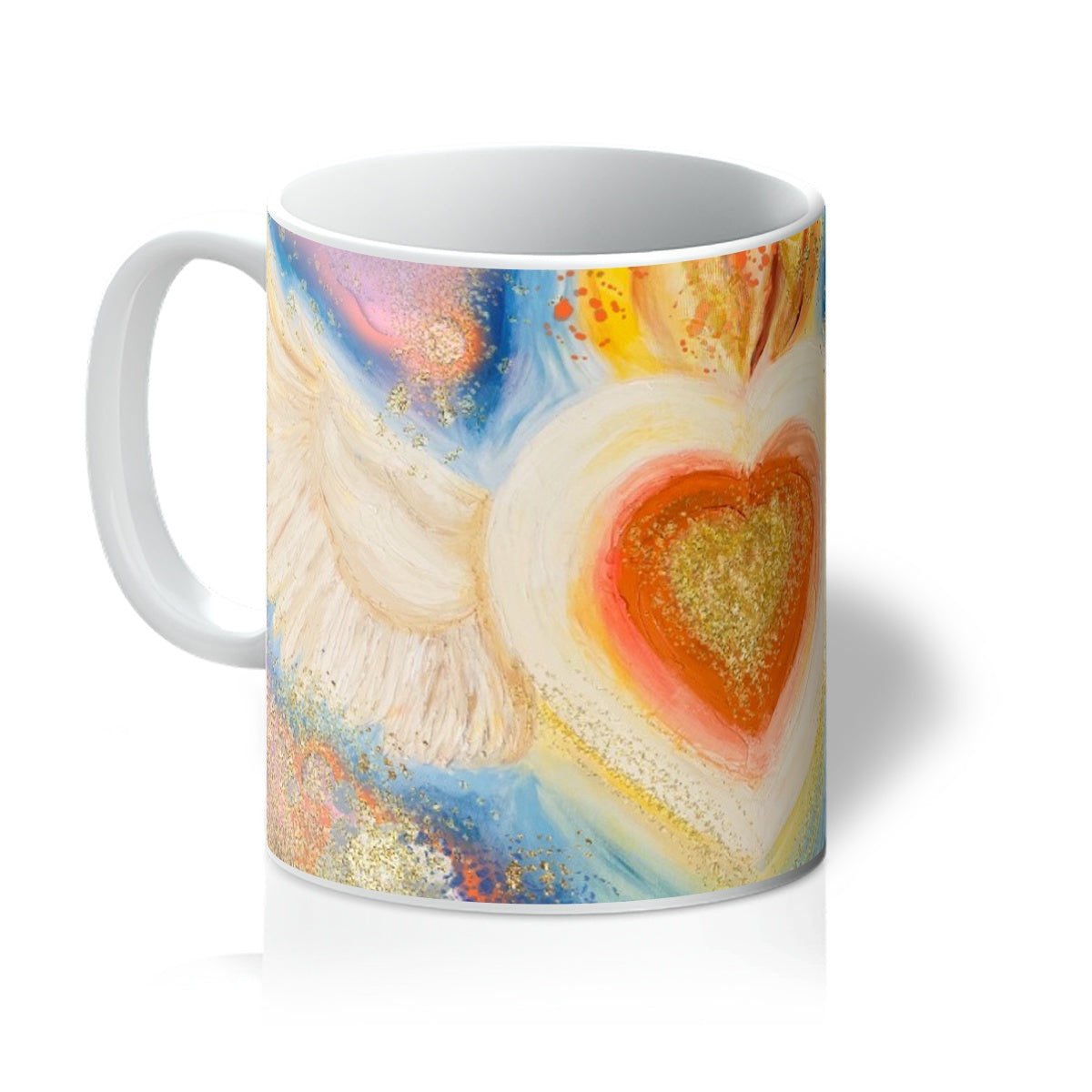 'Burning Heavenly Heart of Love' Mug