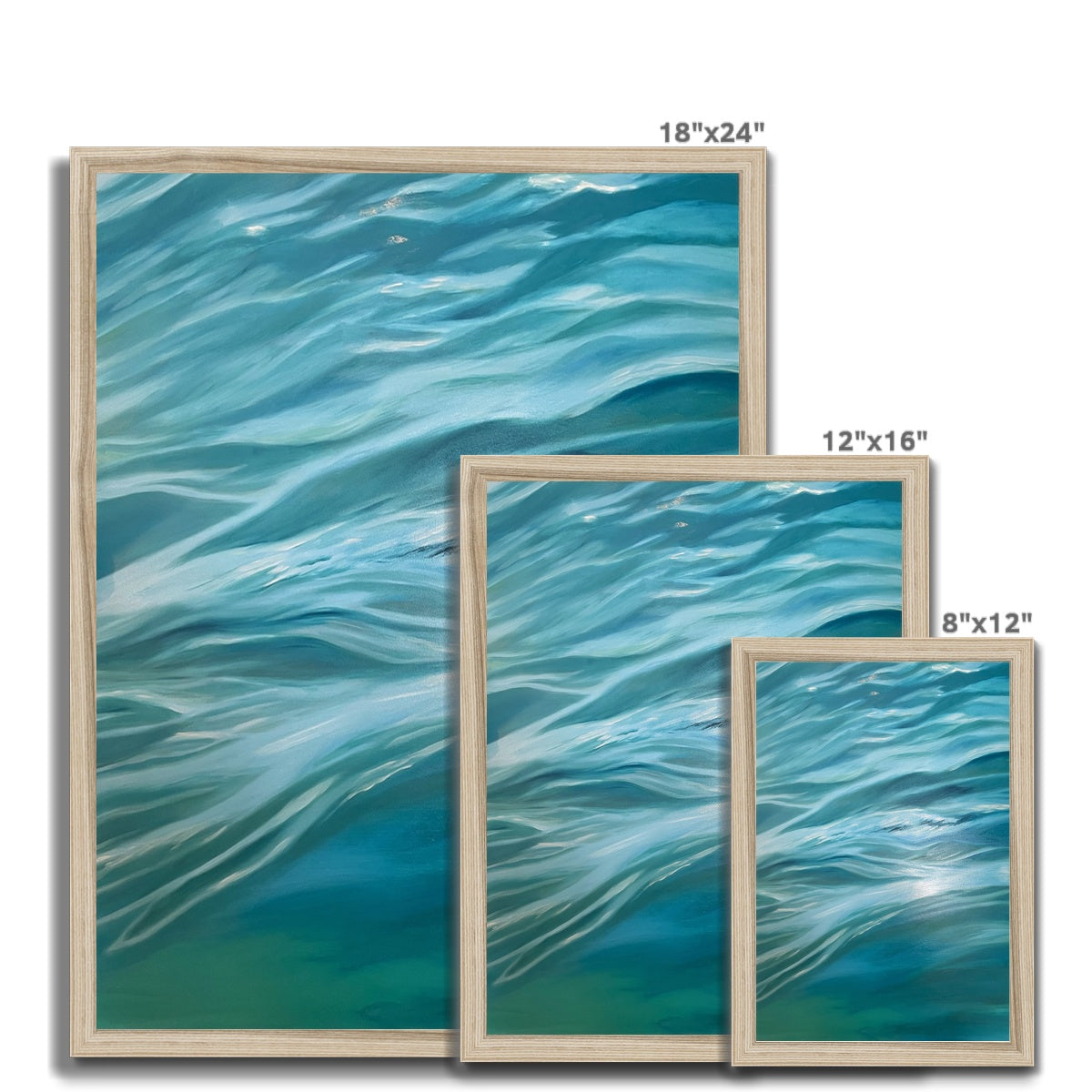 Ocean Bliss 1 Framed Print