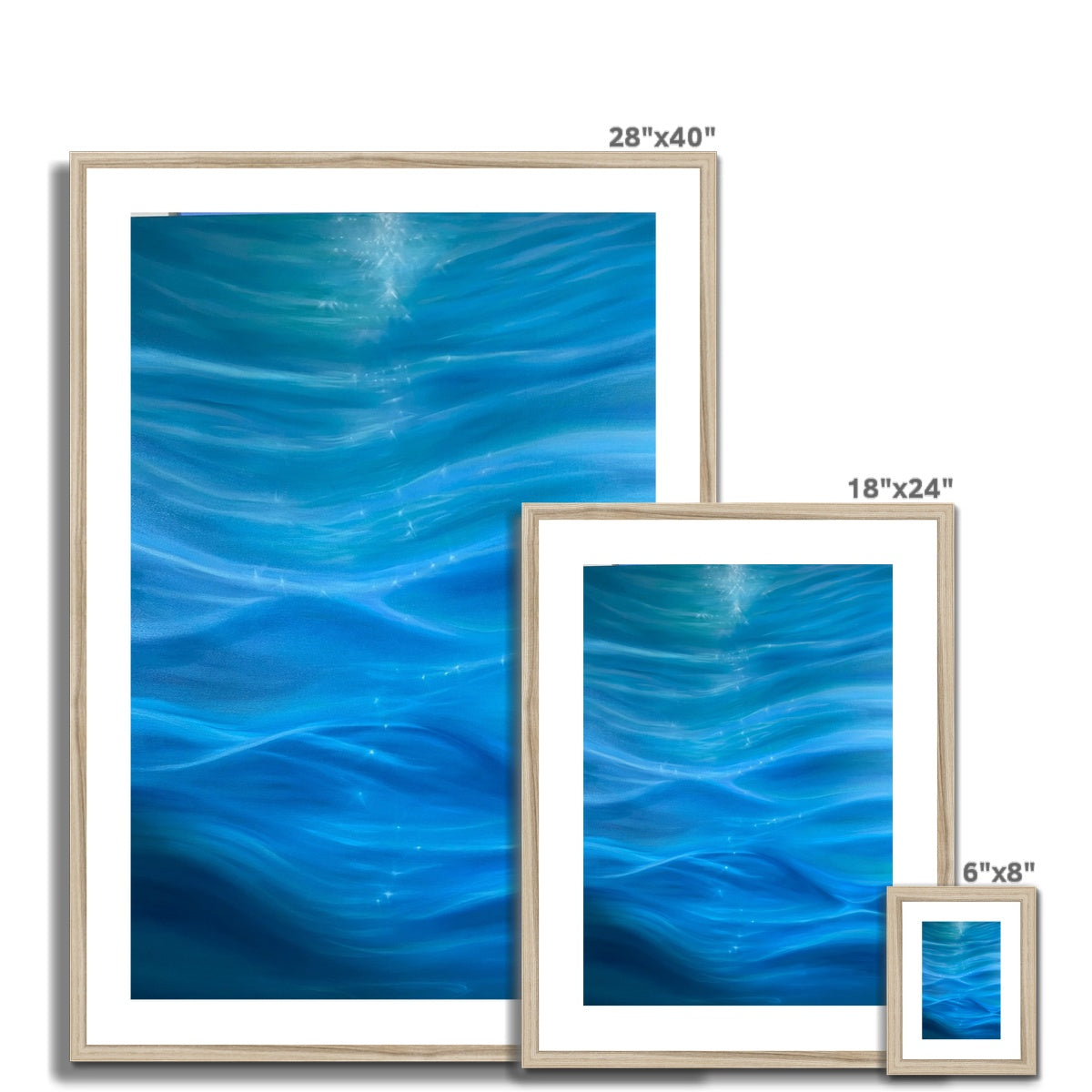 Ocean Bliss 8 Framed & Mounted Print