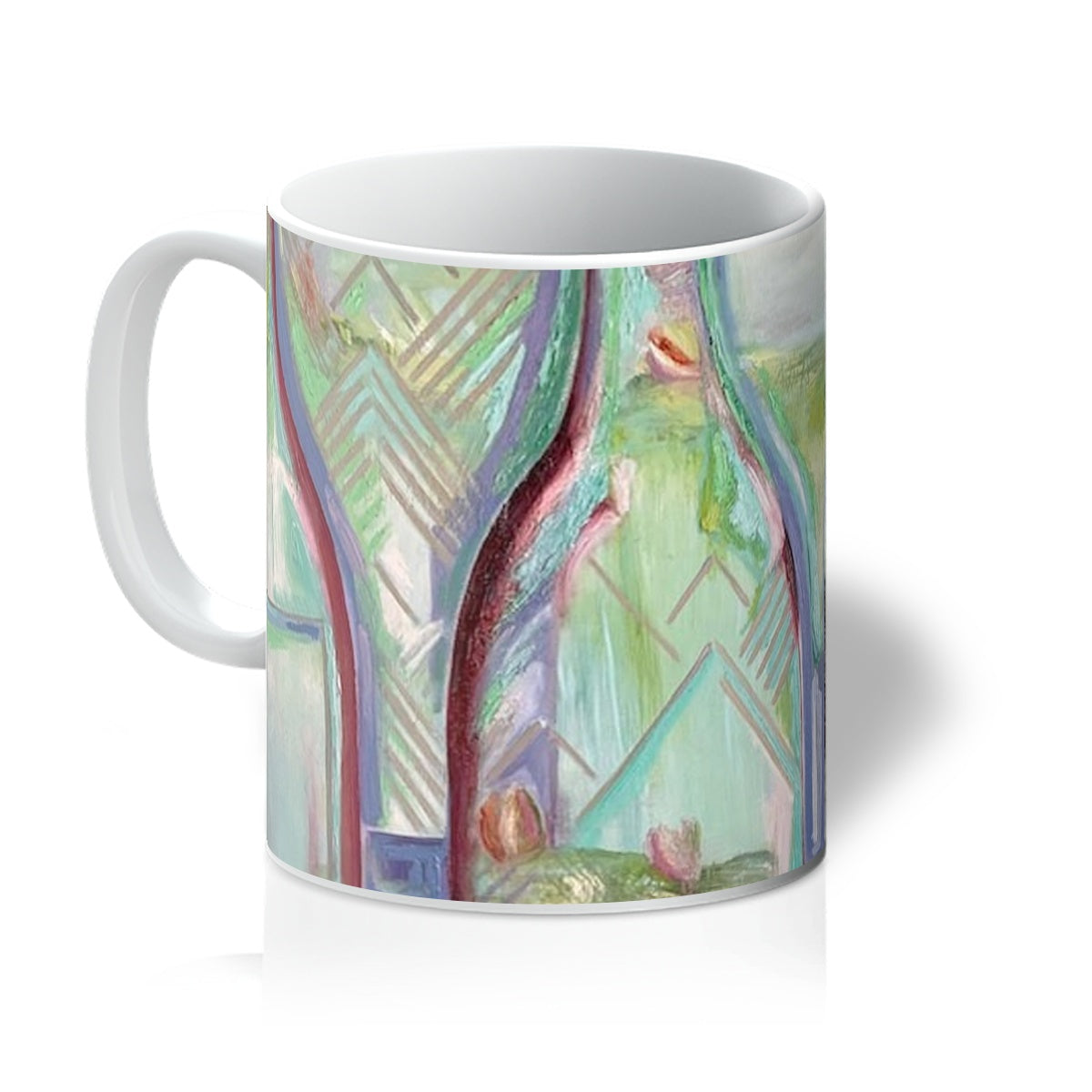 Impressionist Wine Bottle Mug