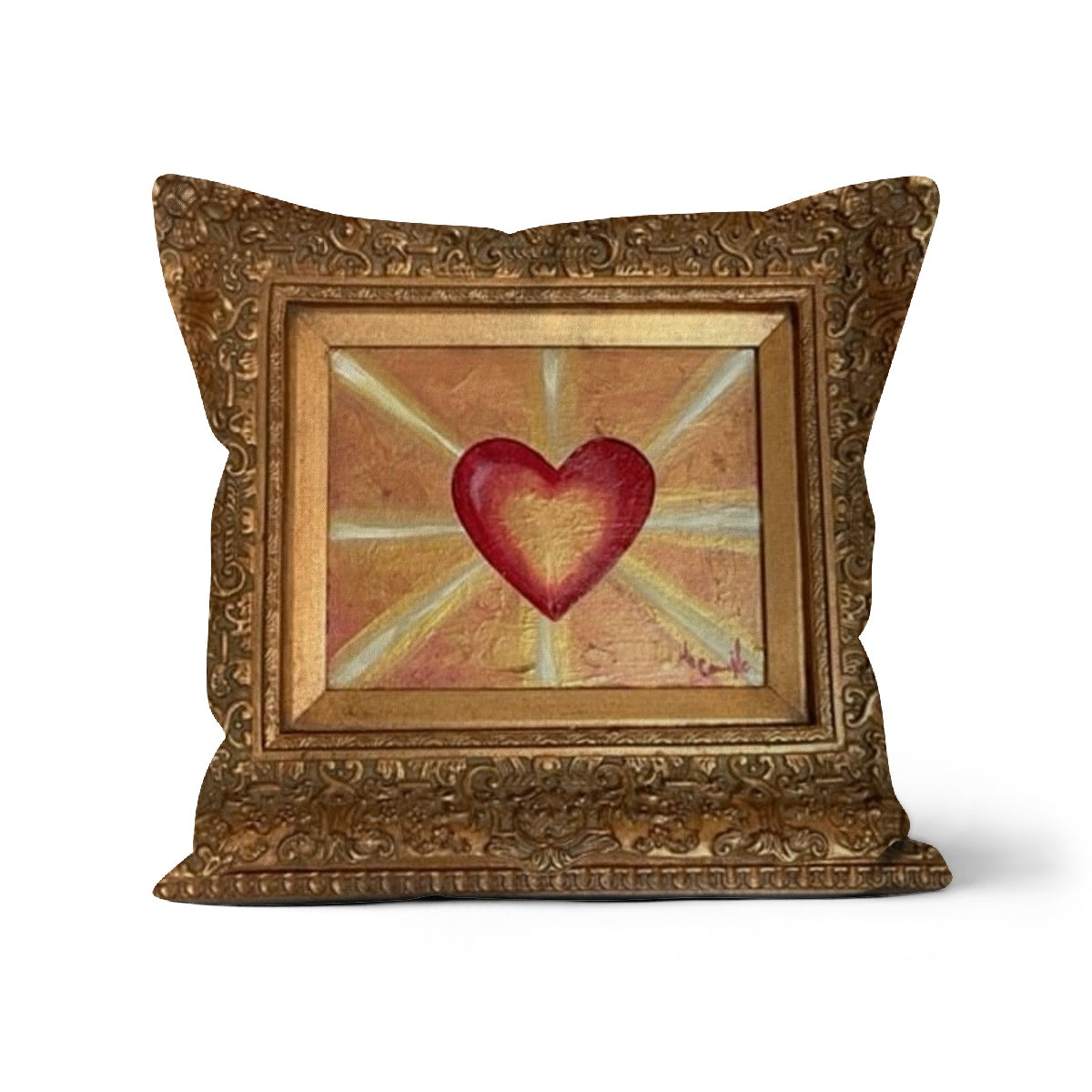 'Divine Heart Illumination' Cushion