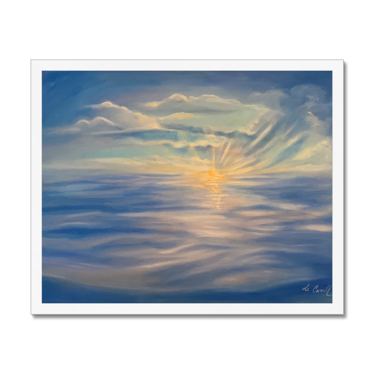 Ocean Bliss 5 Framed Print