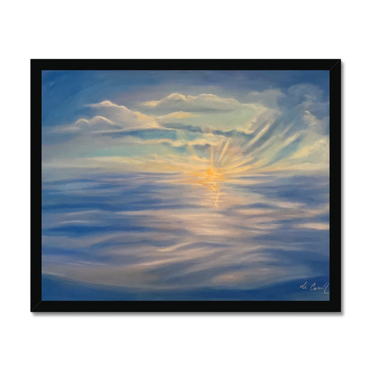 Ocean Bliss 5 Framed Print