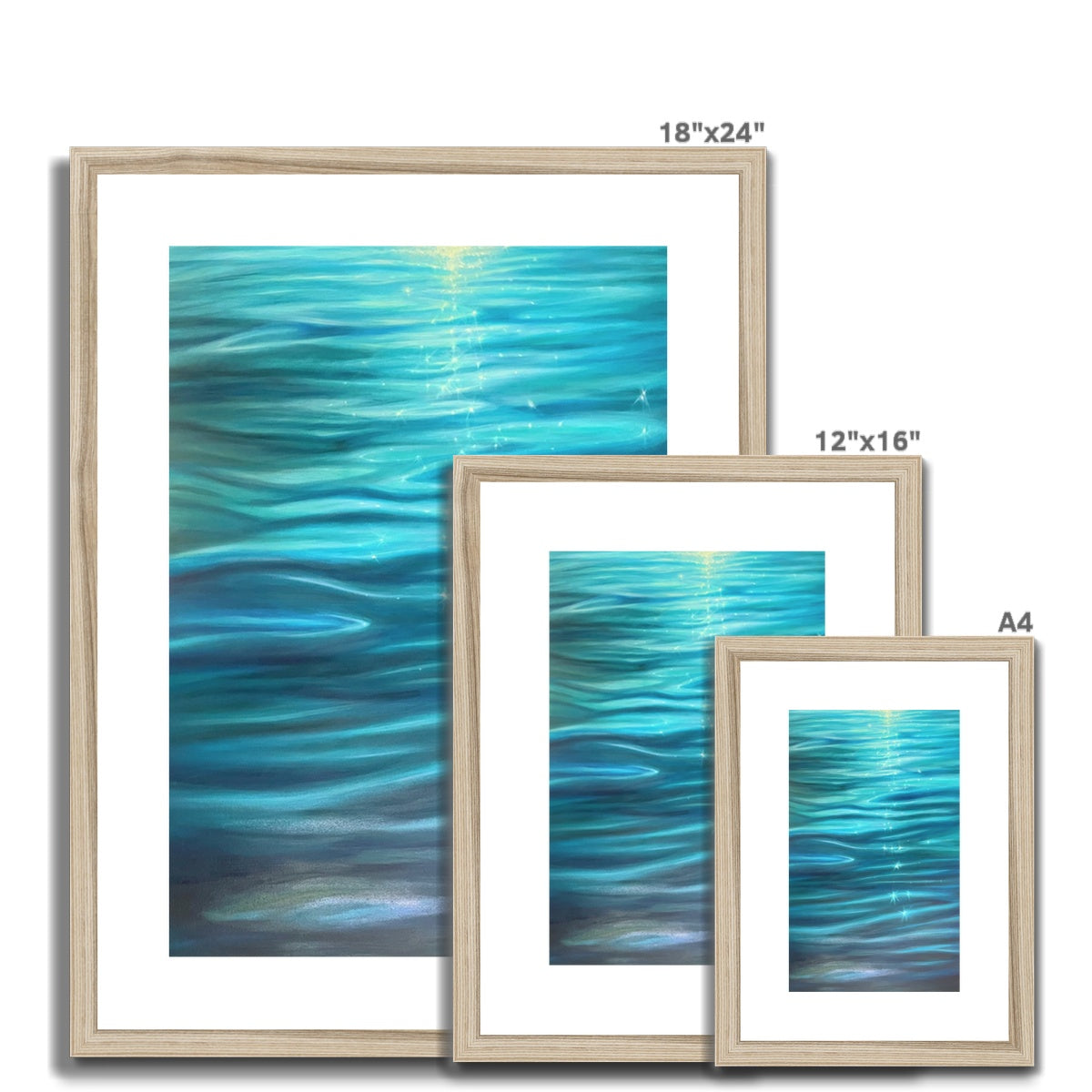 Ocean Bliss 9 Framed & Mounted Print