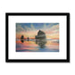 Sunset at Haystack Rock Framed & Mounted Print