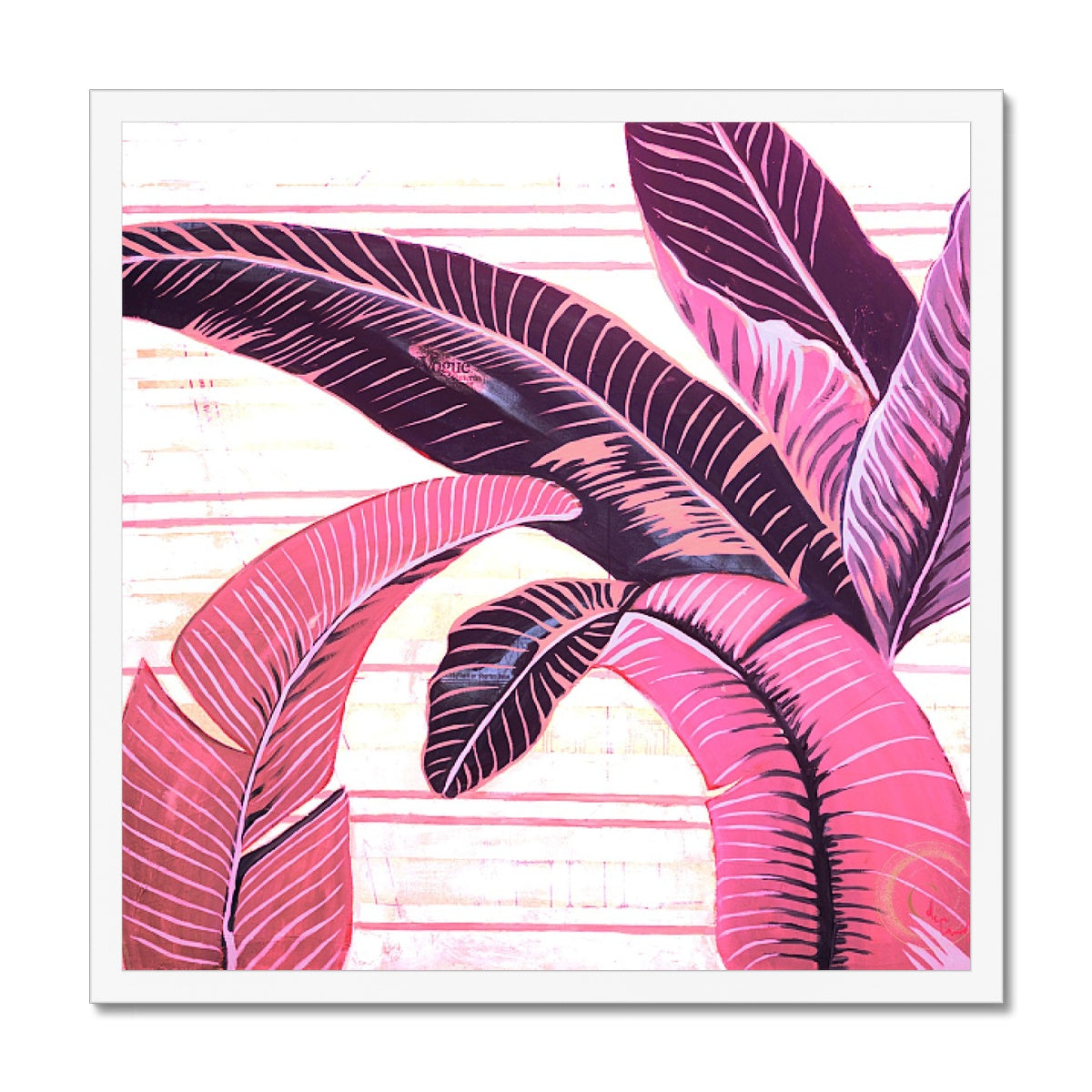 The BHH in Pink Coral Framed Print