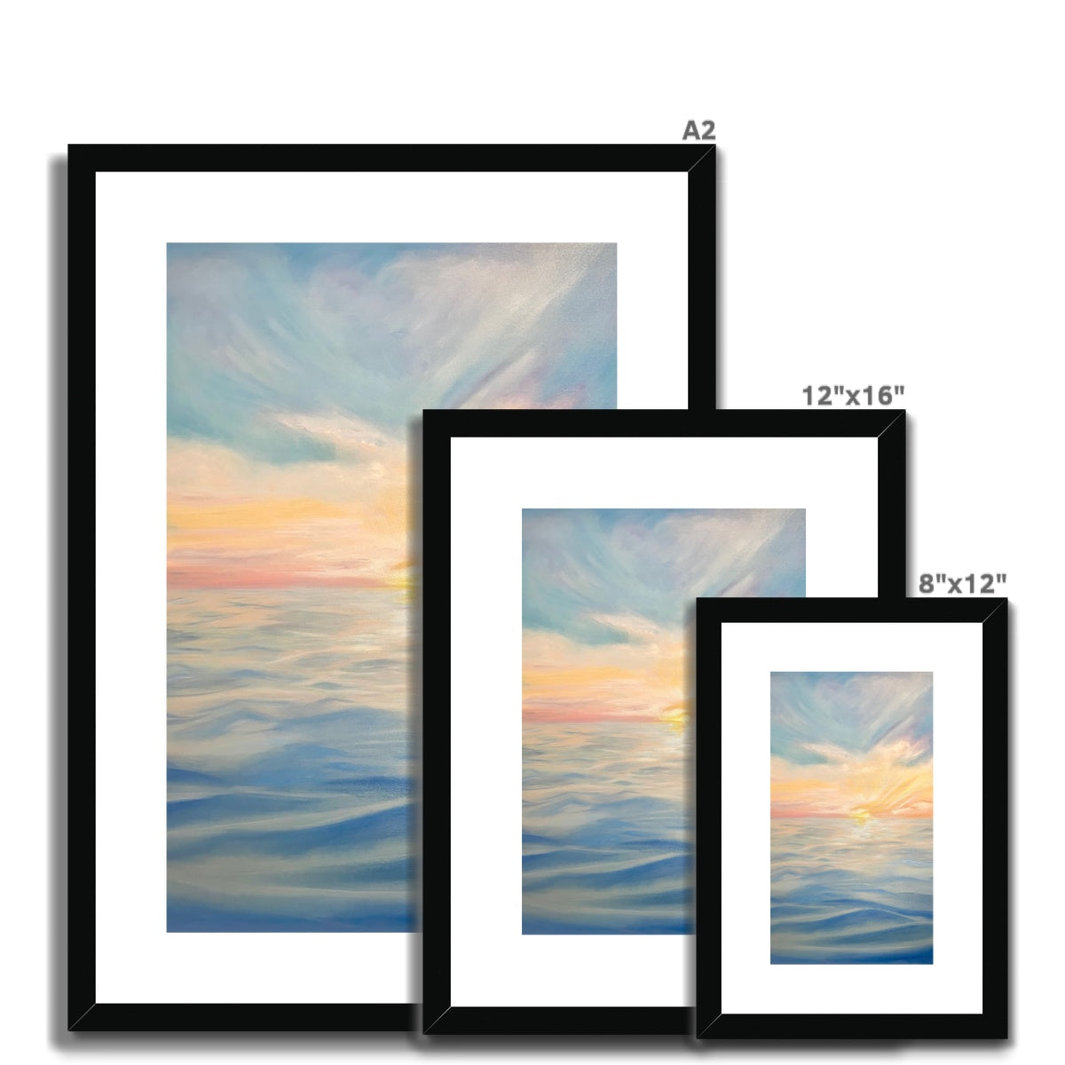 Ocean Bliss 3 Framed & Mounted Print