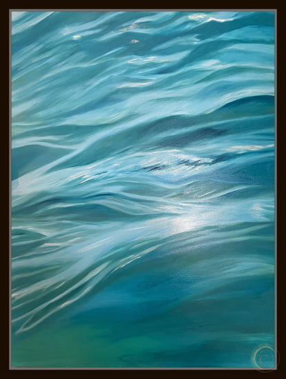 Ocean Bliss 1 Stretched Canvas Print