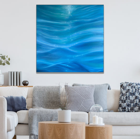 Ocean Bliss 8 Stretched Canvas Print