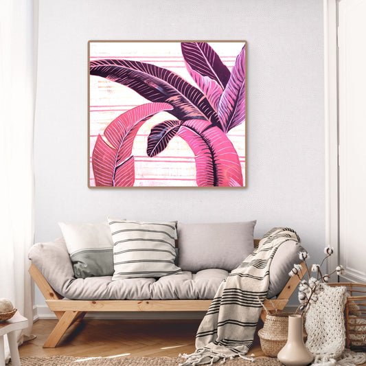 The BHH in Pink Coral Canvas Print