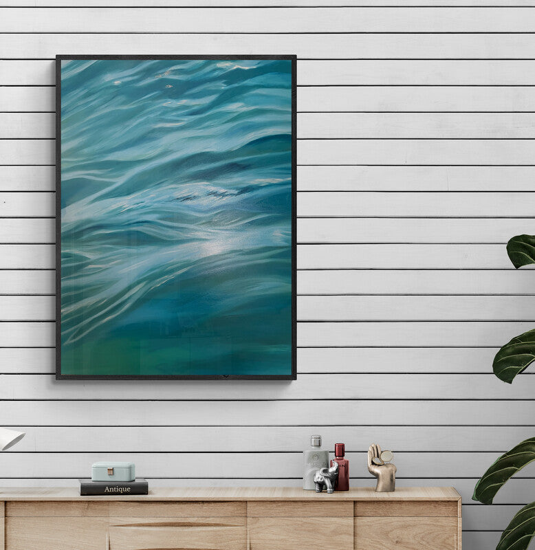 Ocean Bliss 1 Stretched Canvas Print