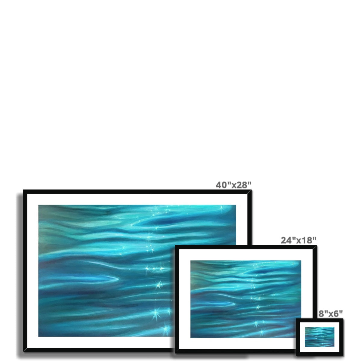 Ocean Bliss 9 Framed & Mounted Print