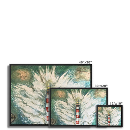 'Live Like a Lighthouse' Framed Canvas Print