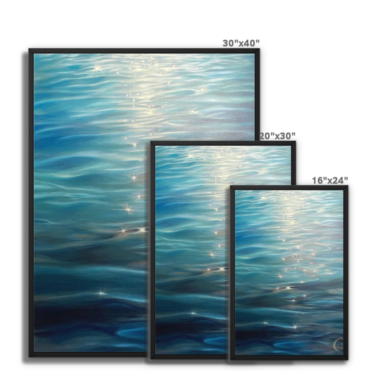 Ocean Bliss 6 Framed Canvas