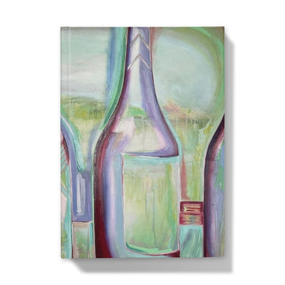 Impressionist Wine Bottle  Hardback Journal